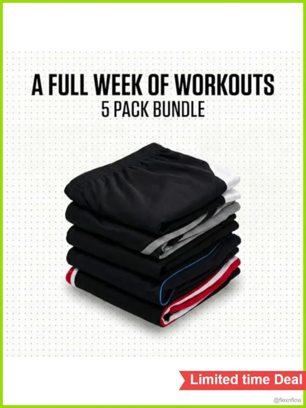 Men's Athletic Shorts 5 Pack Performance Gym Basketball